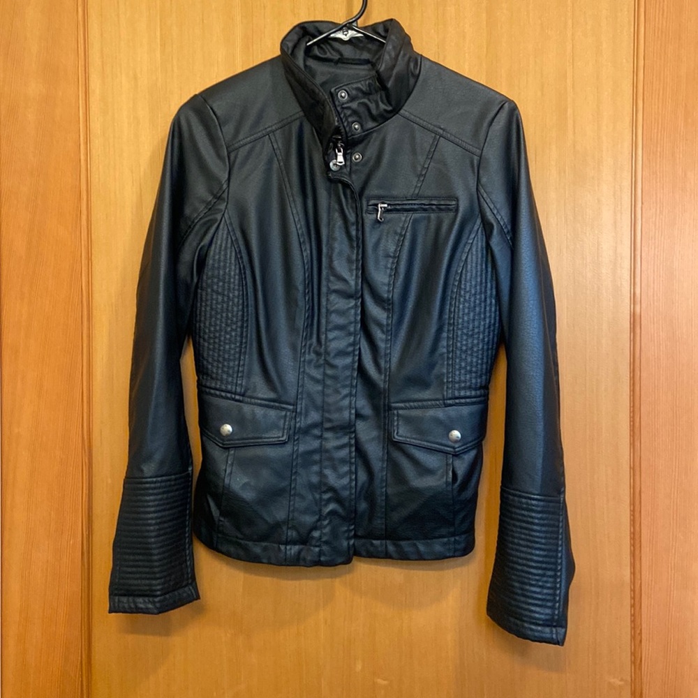 Black pleather jacket